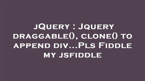 jsfiddle jquery|fiddle.